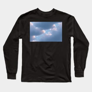 Seamless Cloud Texture Patterns II Long Sleeve T-Shirt